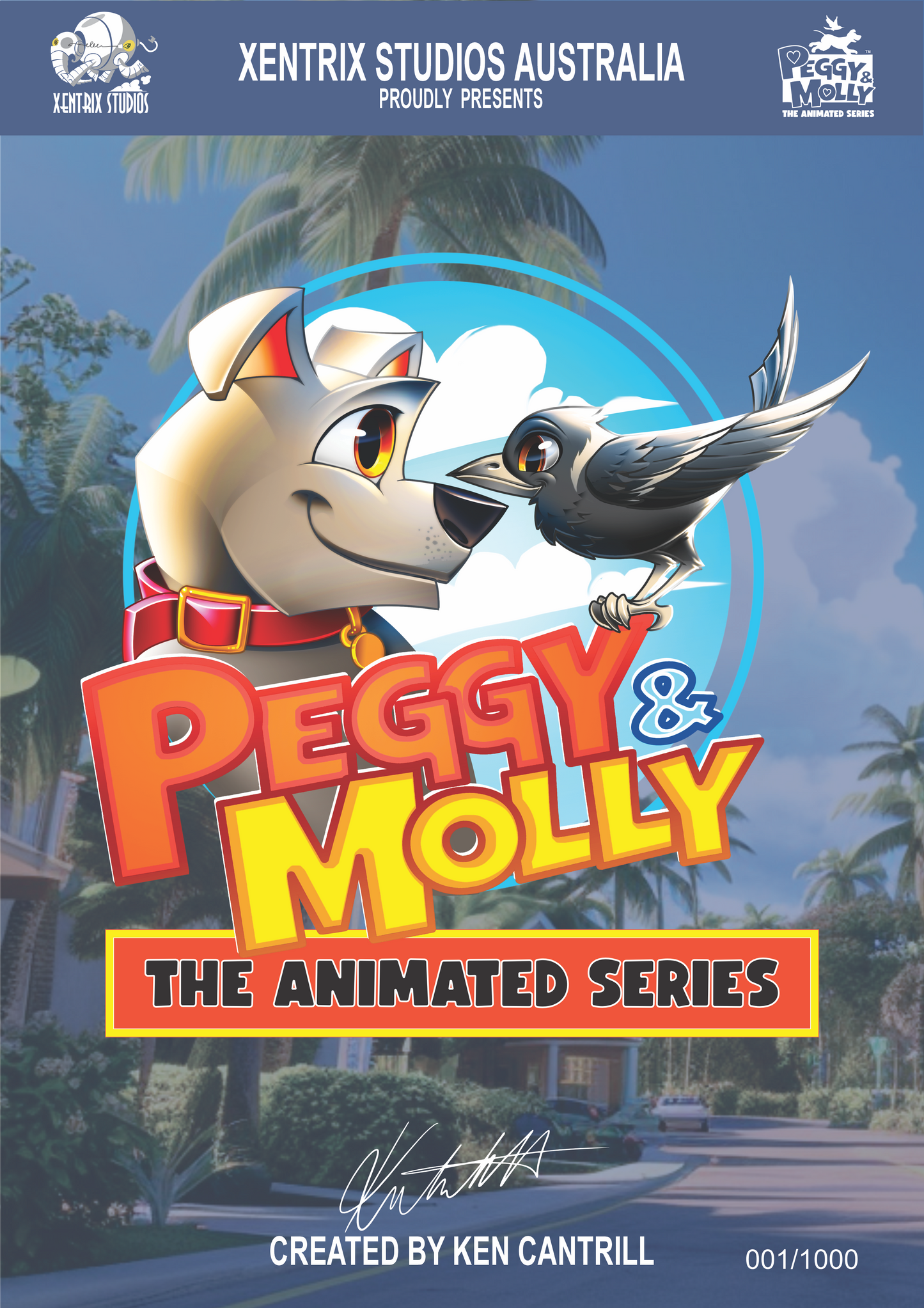 Peggy and Molly Digitally Signed Limited Edition Poster