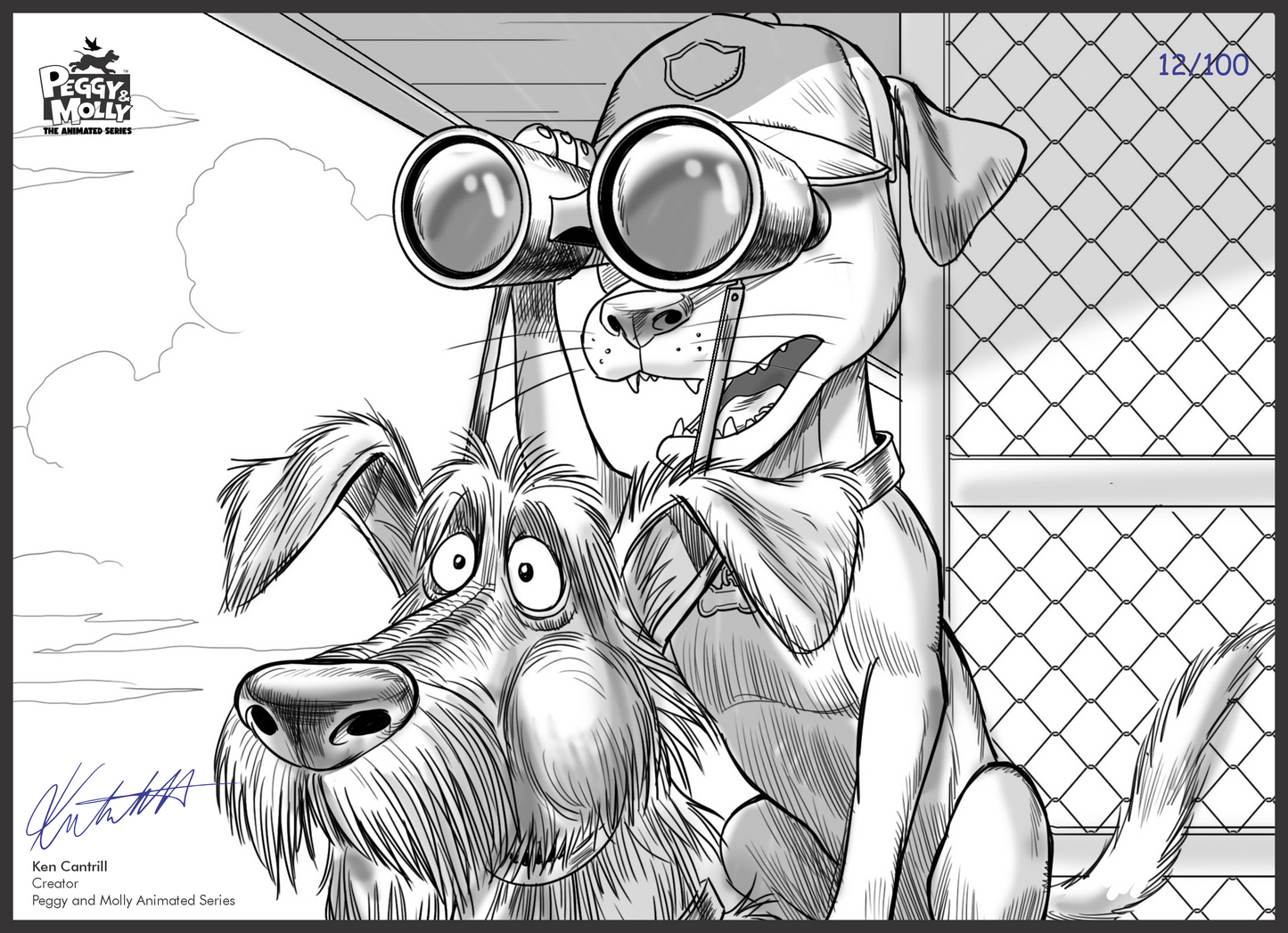 Limited Edition Hand Signed Peggy and Molly Cells