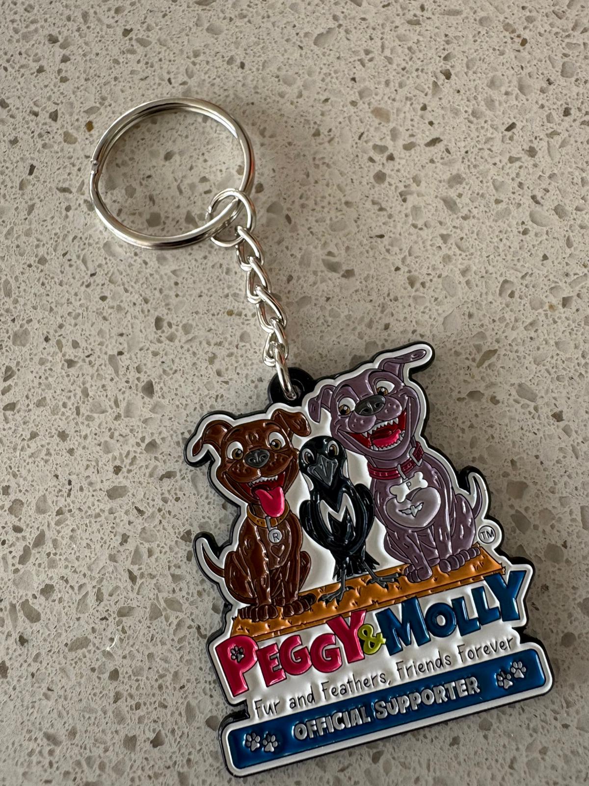 Peggy and Molly Key Chain