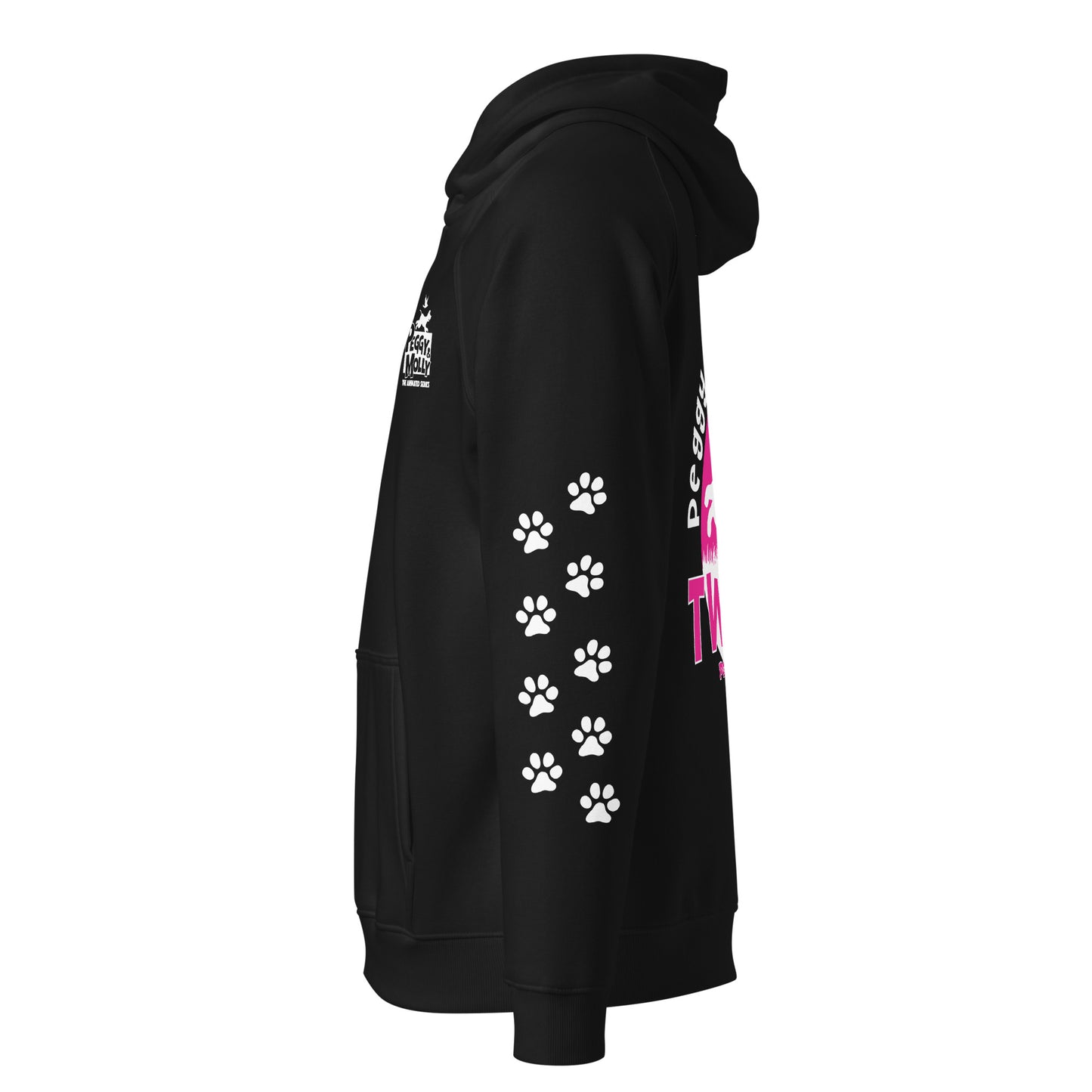 Peggy & Molly Personalised Unisex Hoodie (Pink)