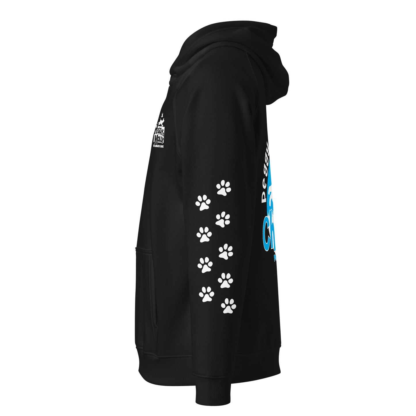 Peggy & Molly Personalised Unisex Hoodie (Blue)