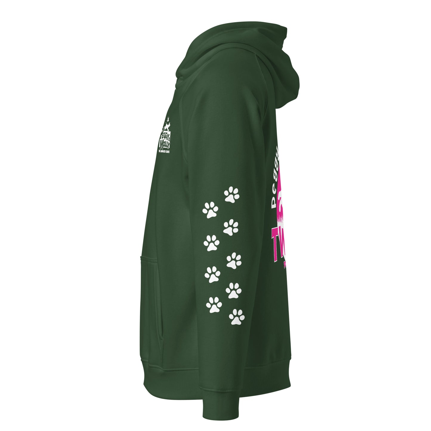 Peggy & Molly Personalised Unisex Hoodie (Pink)