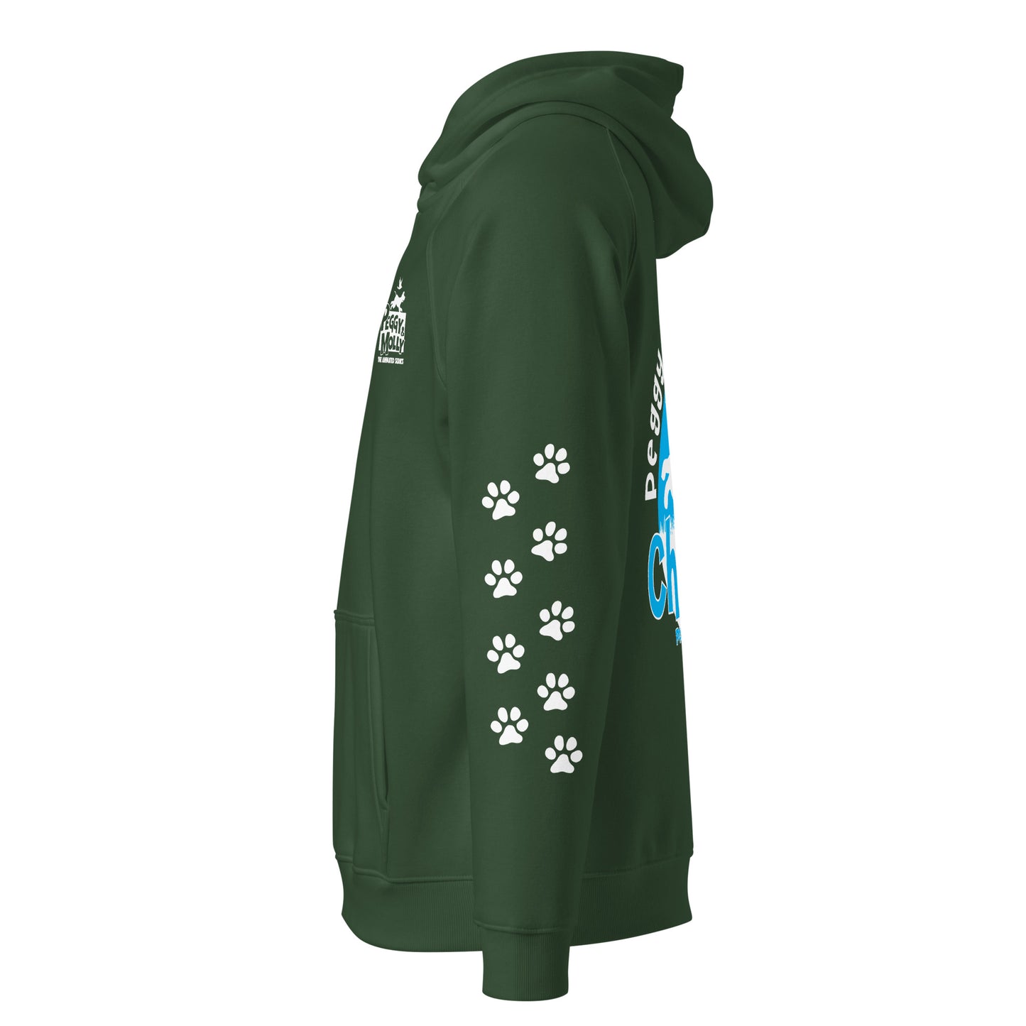 Peggy & Molly Personalised Unisex Hoodie (Blue)