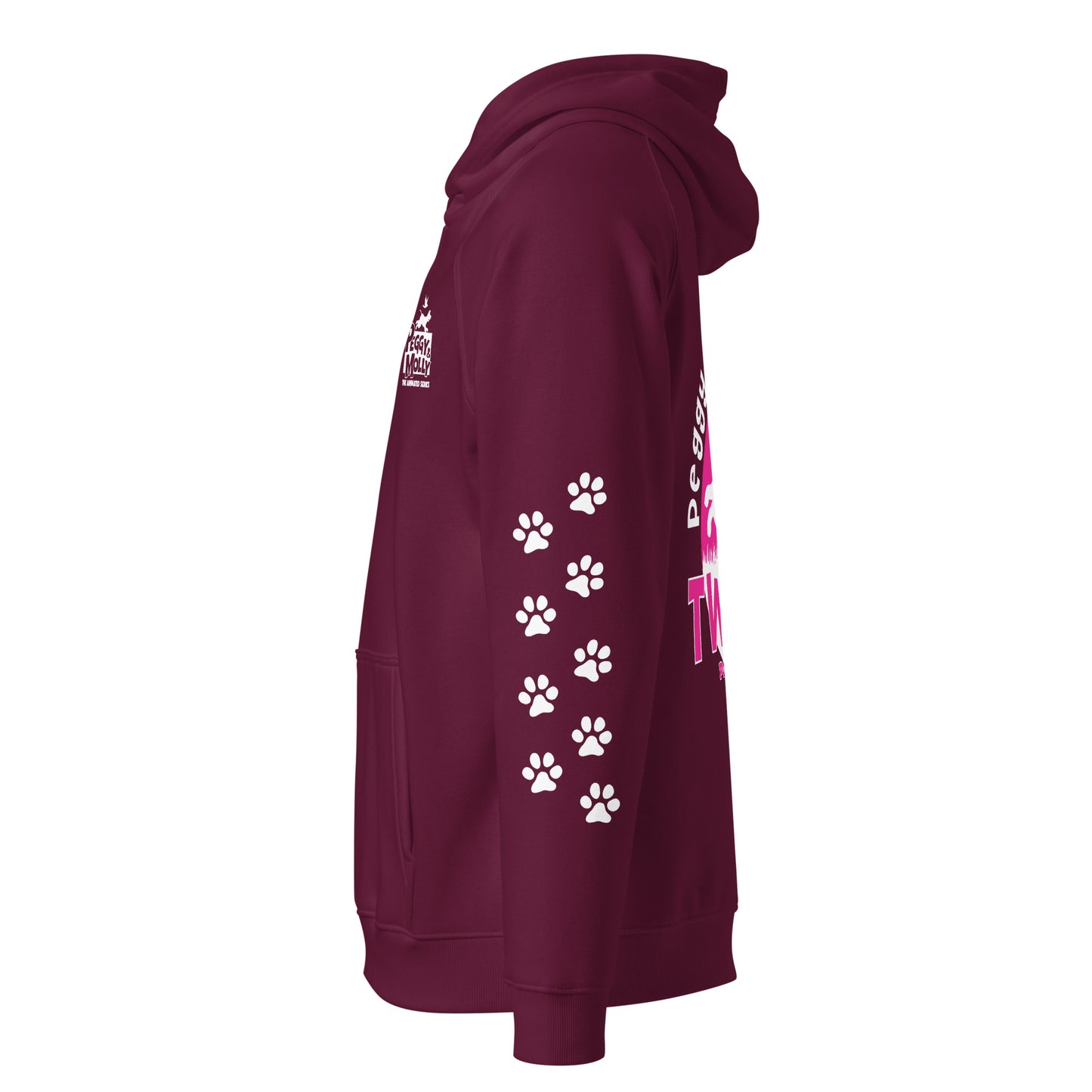 Peggy & Molly Personalised Unisex Hoodie (Pink)