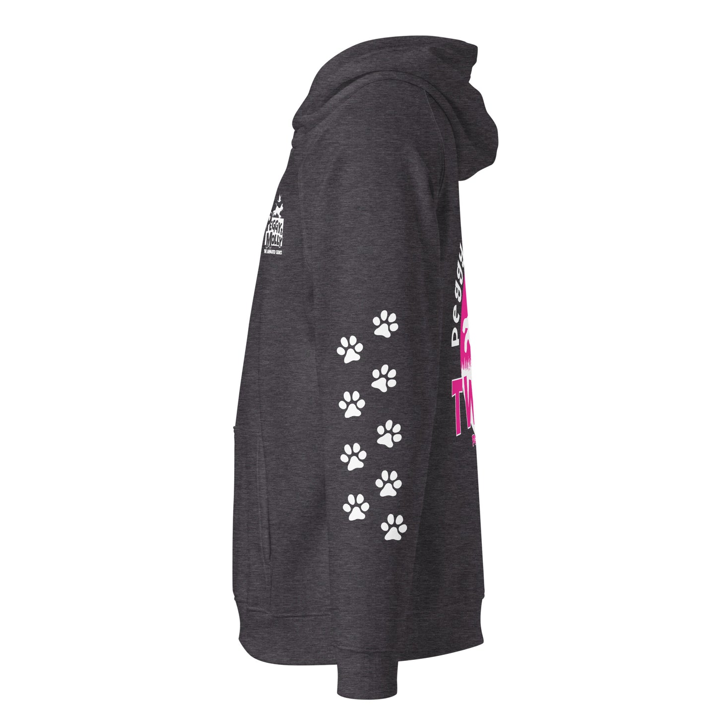 Peggy & Molly Personalised Unisex Hoodie (Pink)