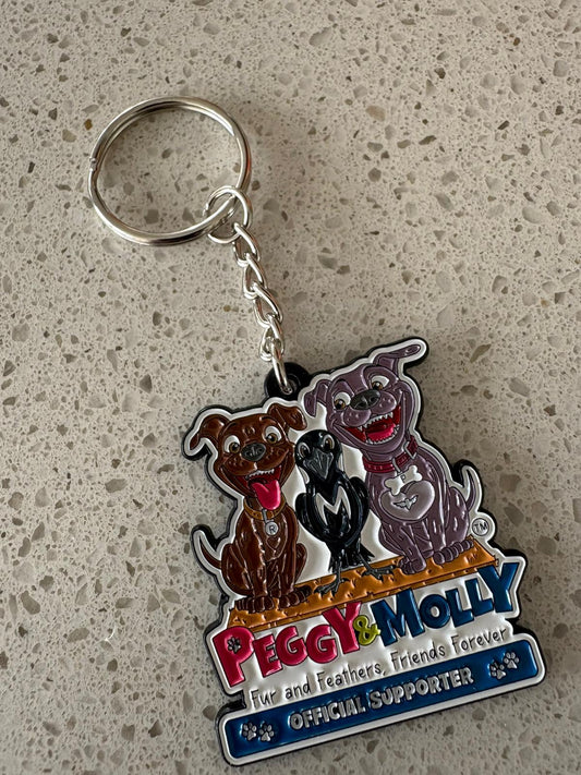 Peggy and Molly Key Chain
